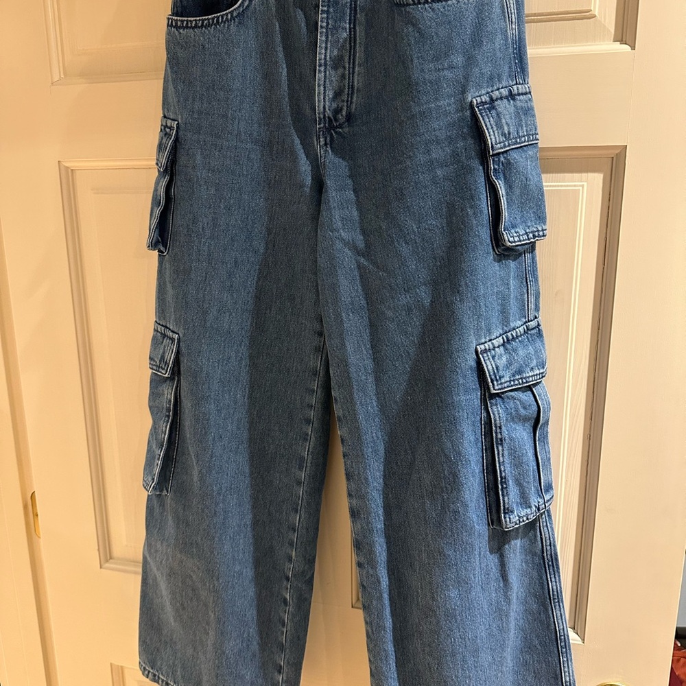 My Favorite Daughter: The Carly Shortie Cargo - Super High Rise Jeans - Picture 3 of 12